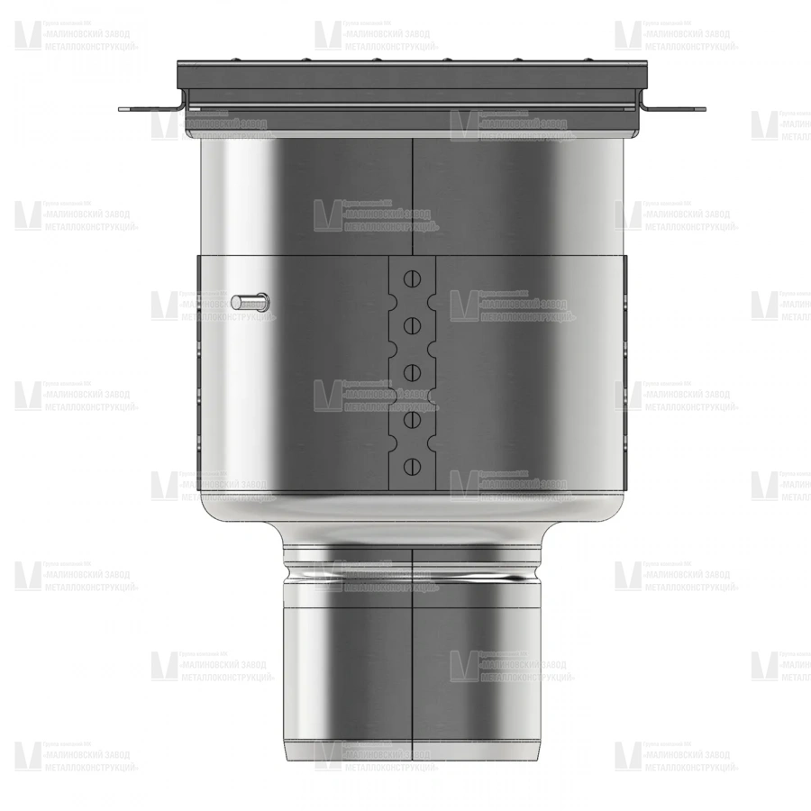 Трап Inoxguard 200х200 круглый корпус