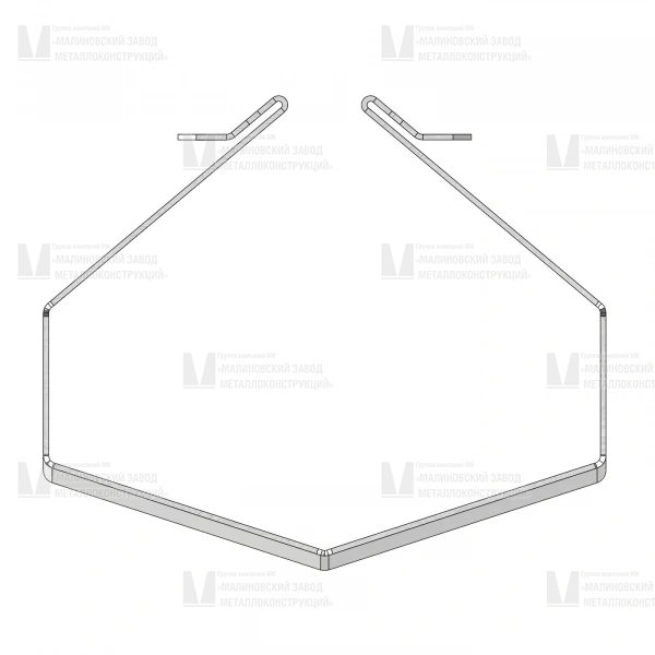 Лоток Inoxguard 150 щелевой