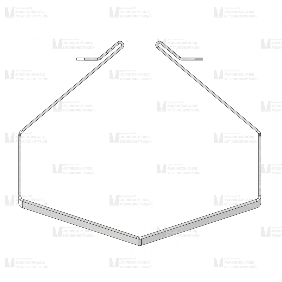 Лоток Inoxguard 150 щелевой