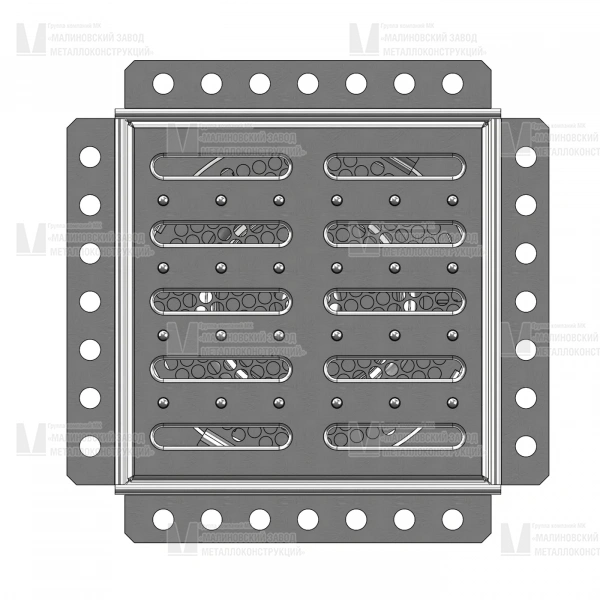 Трап Inoxguard 200х200 круглый корпус
