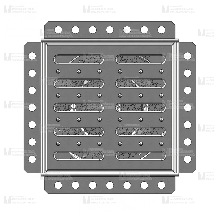Трап Inoxguard 200х200 круглый корпус