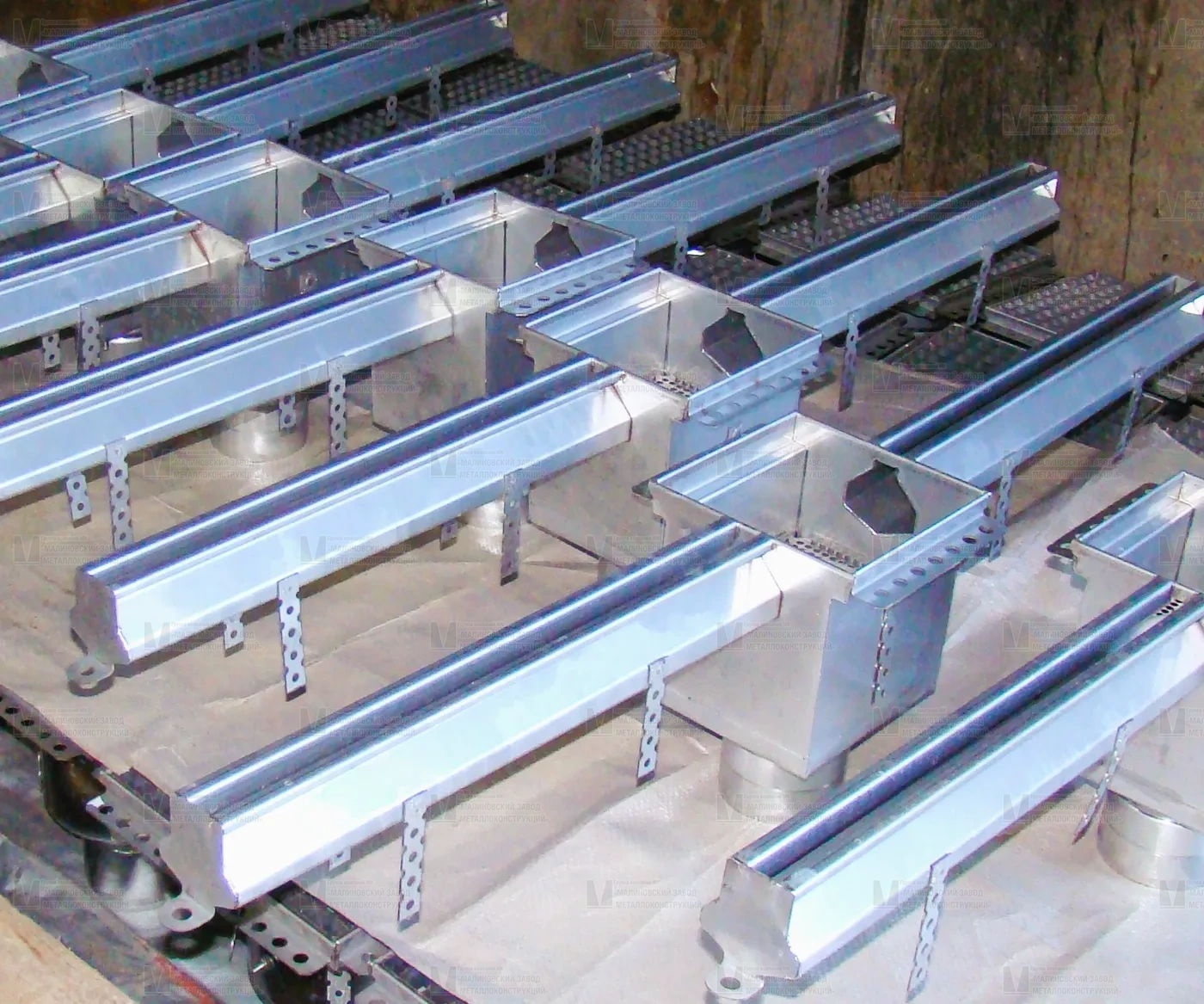 Решетки, настил