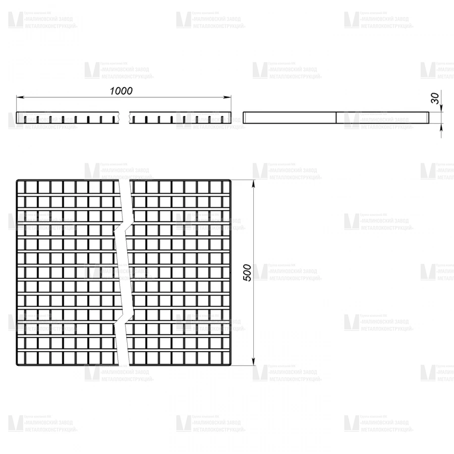 МЗМК.04.08.00 - Сварной настил 34х38-30х3
