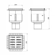 Трап Inoxguard 200х200 круглый корпус
