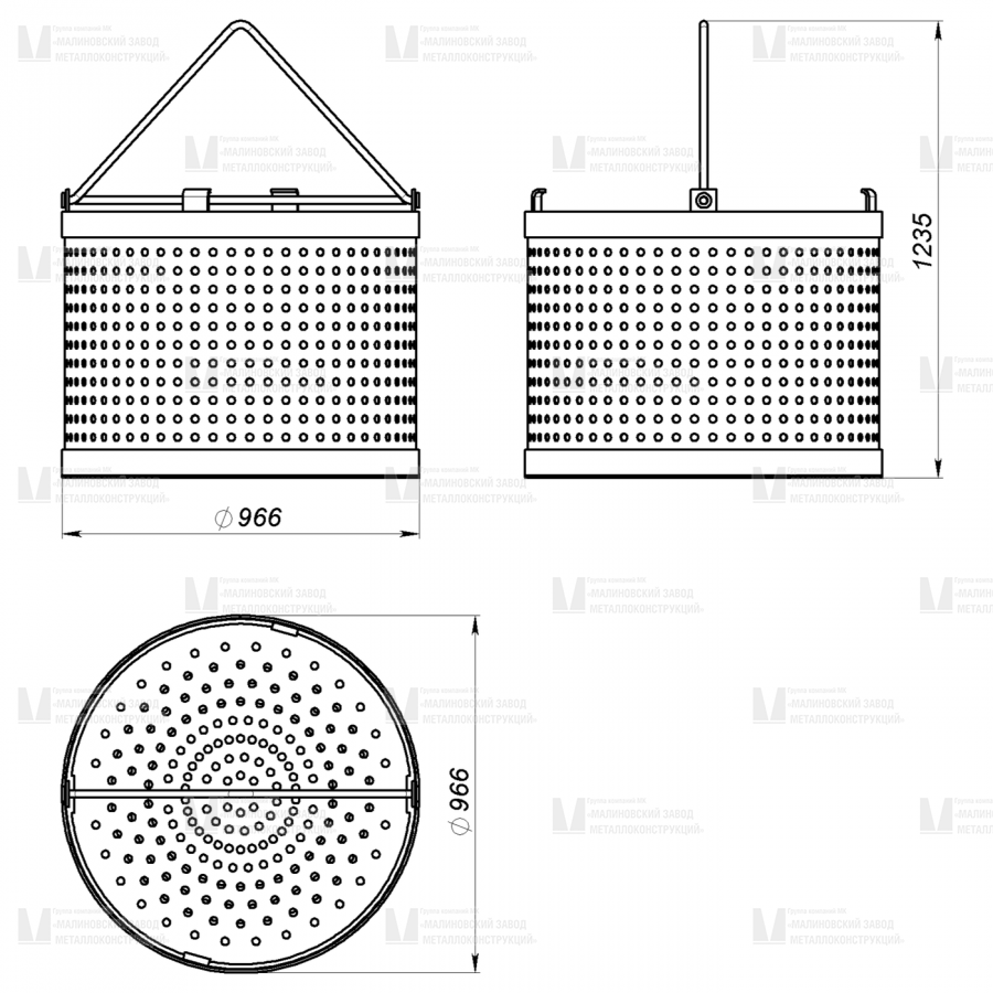 МЗМК.05.01.00 - Корзина для автоклава